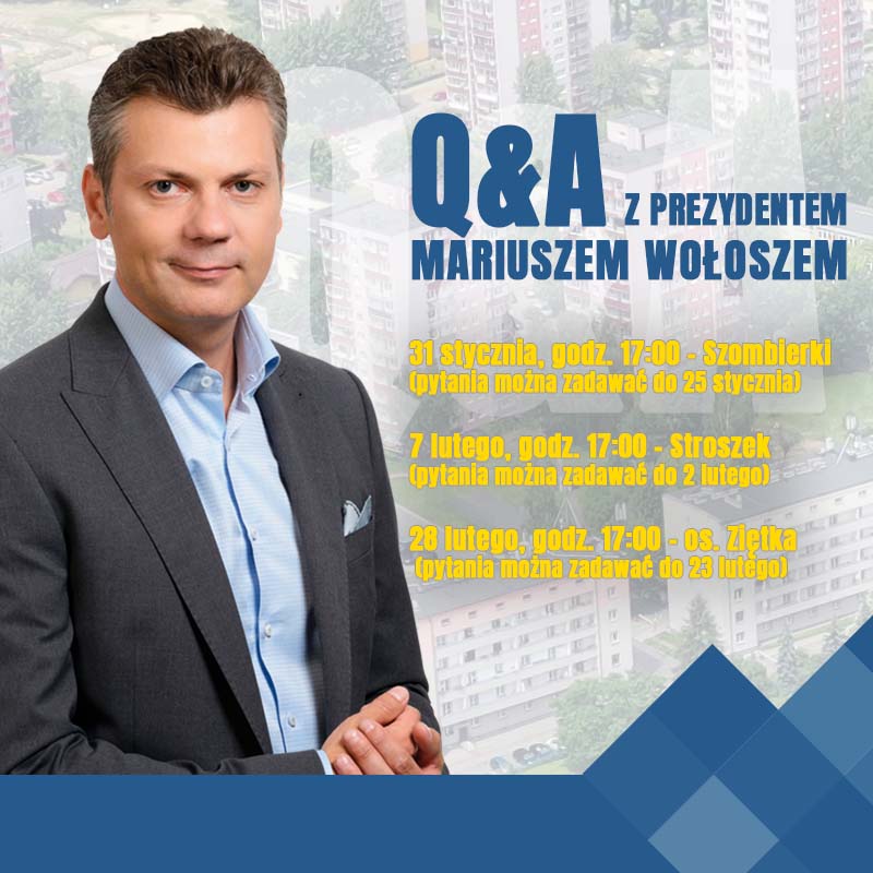 Q&A z Prezydentem Mariuszem Wołoszem